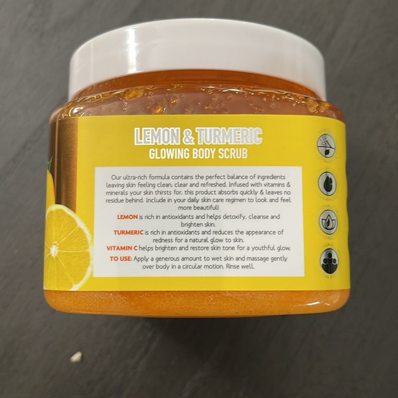 Lemon & Turmeric glowing body scrub from Spathecary 21oz / 600g - Picture 4 of 5